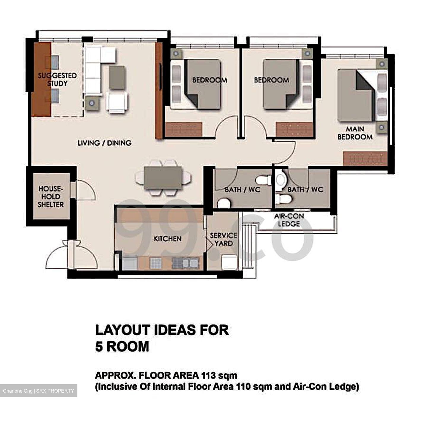 Blk 812B Keat Hong Colours (Choa Chu Kang), HDB 5 Rooms #503118231